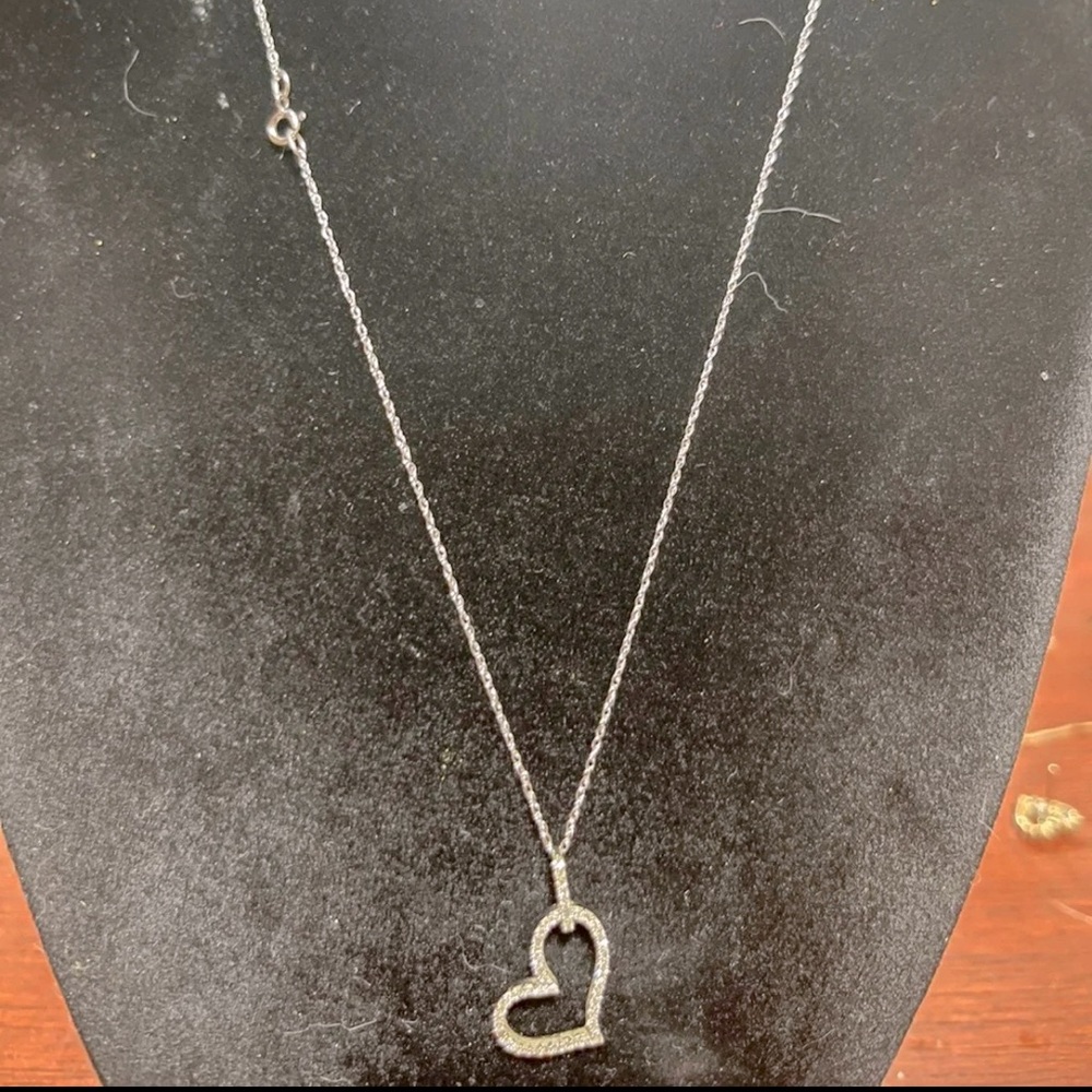 (Sold) 14k diamond necklace